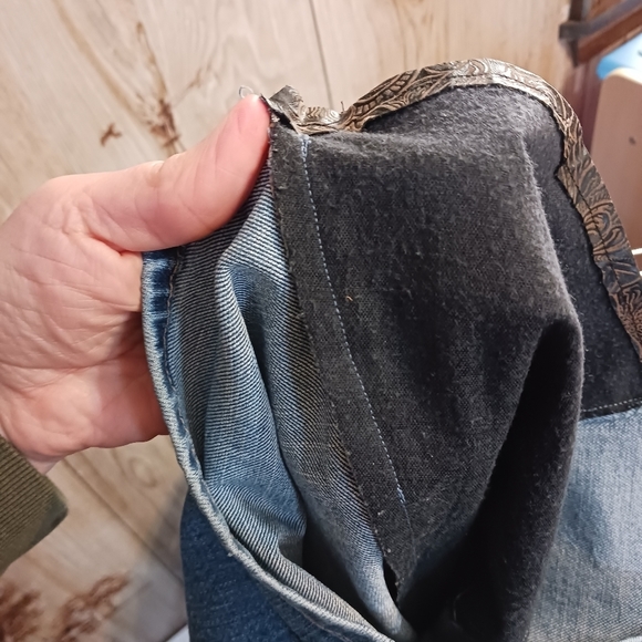 Upcycled Refashioned Old Navy Original Boot Cut To Flare Jeans - Picture 6 of 10